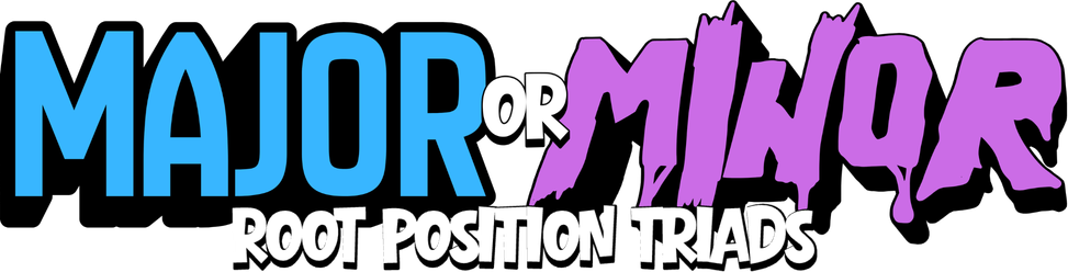 Major Or Minor? Root Position Triads